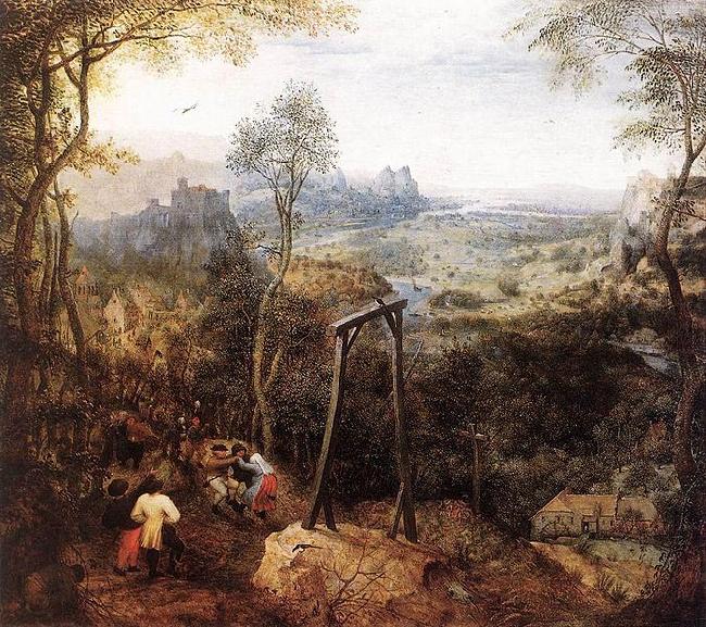 Magpie on the Gallow, Pieter Bruegel the Elder